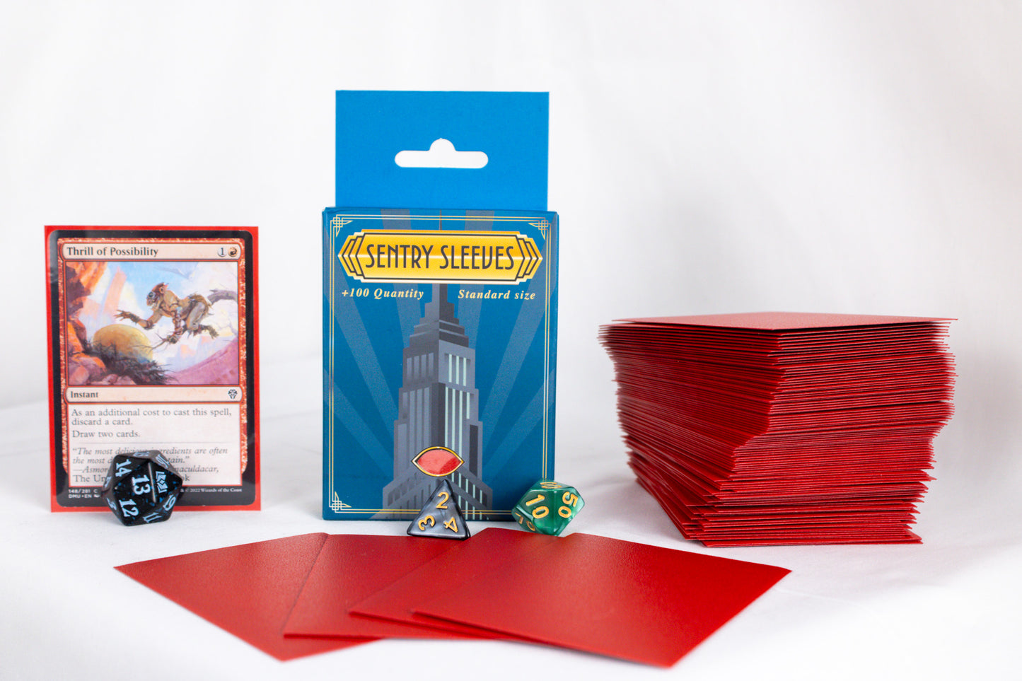 Standard Sized Sleeves - Sanguine (SAVE!! OLD BOX DESIGN)