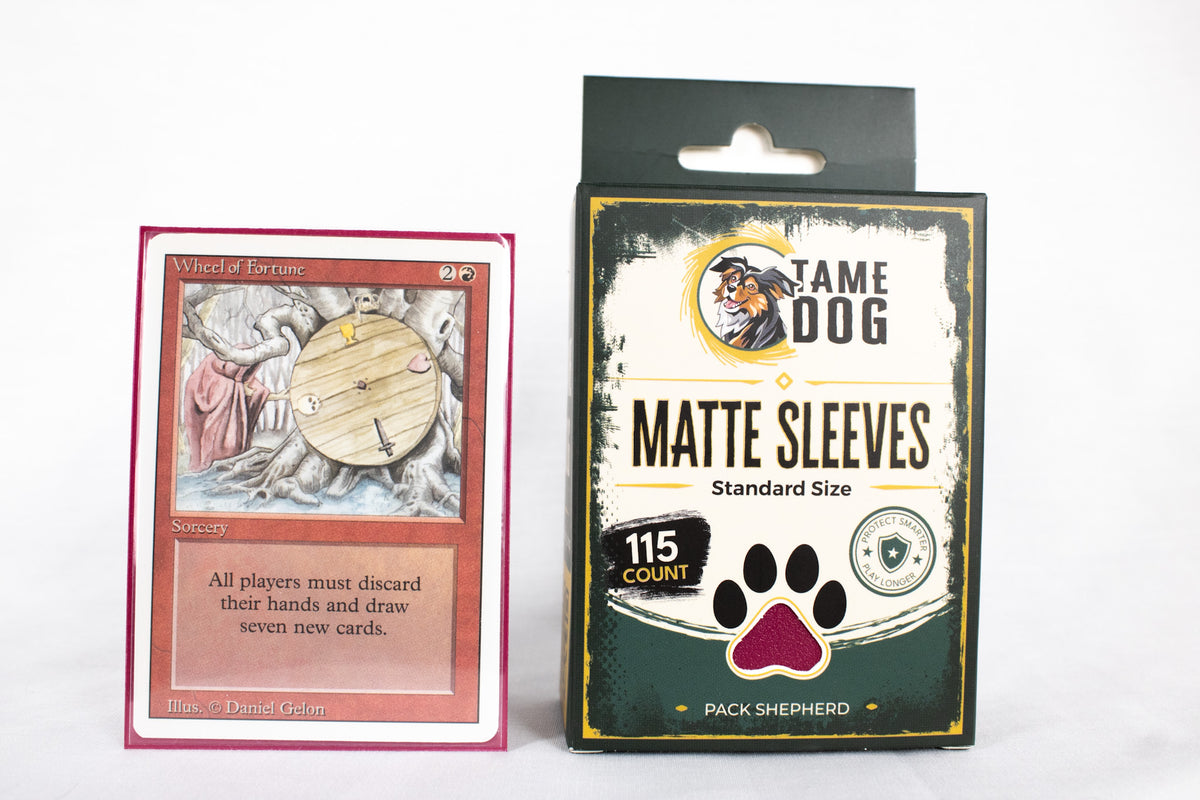 Standard Sized Sleeves - Amarone (RESTOCKING SOON!)