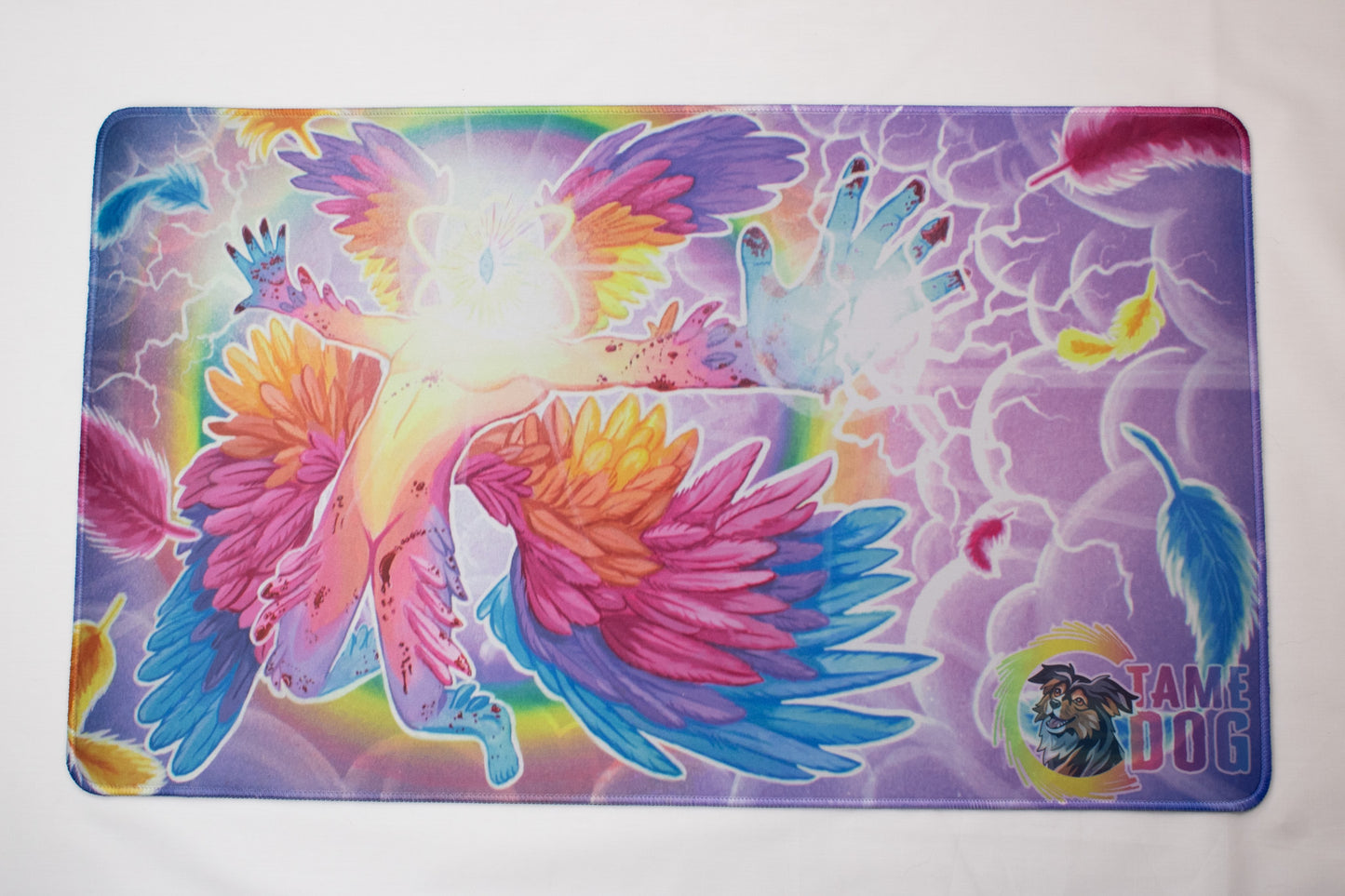 "Wrath" White Mana Playmat