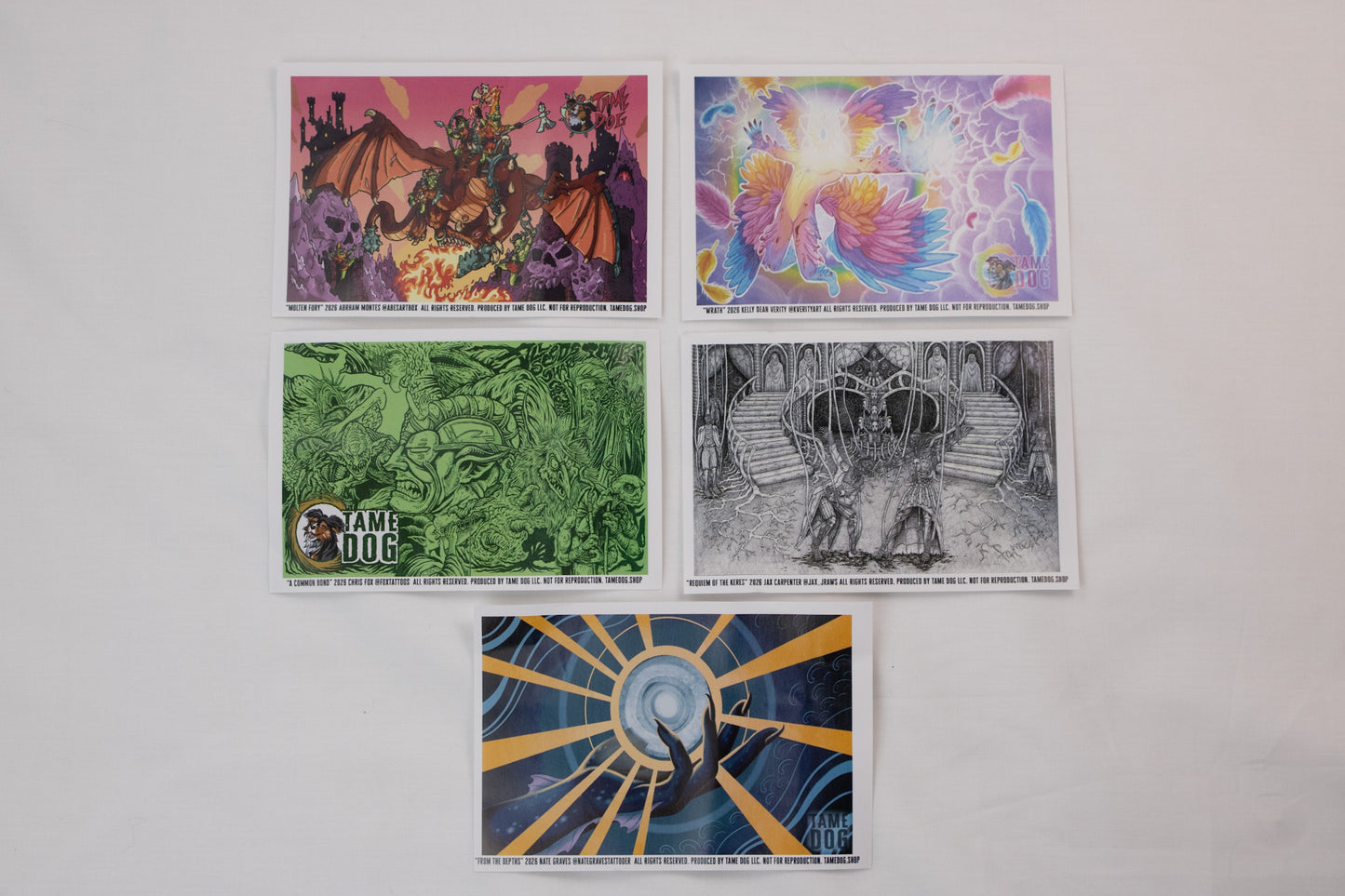"Requiem of the Keres" Black Mana Playmat